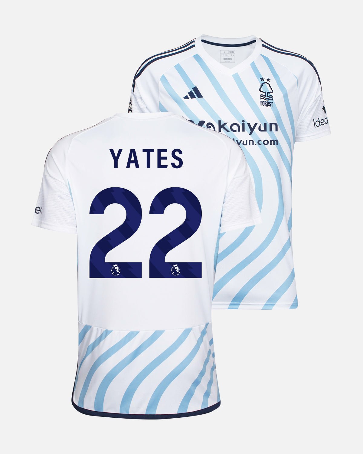 NFFC Away Shirt 23-24 - Yates 22 - Nottingham Forest FC