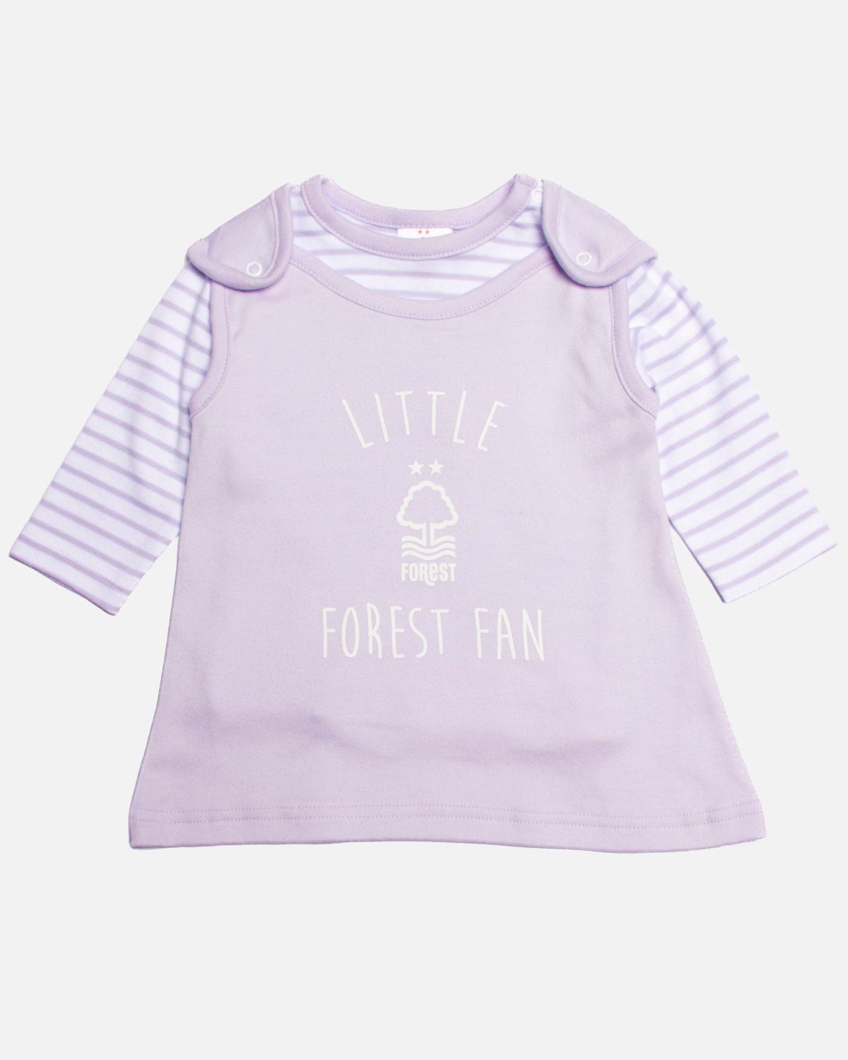 NFFC Baby Lilac Pinafore Set - Nottingham Forest FC