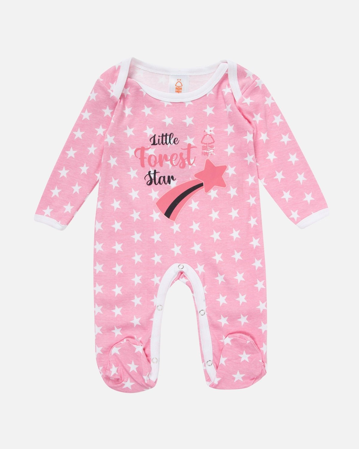 NFFC Baby Little Star Sleepsuit - Nottingham Forest FC