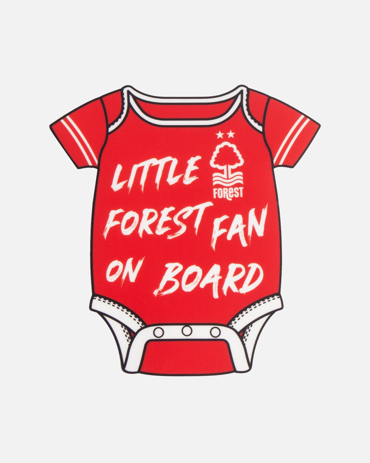 NFFC Baby on Board Car Sticker - Nottingham Forest FC
