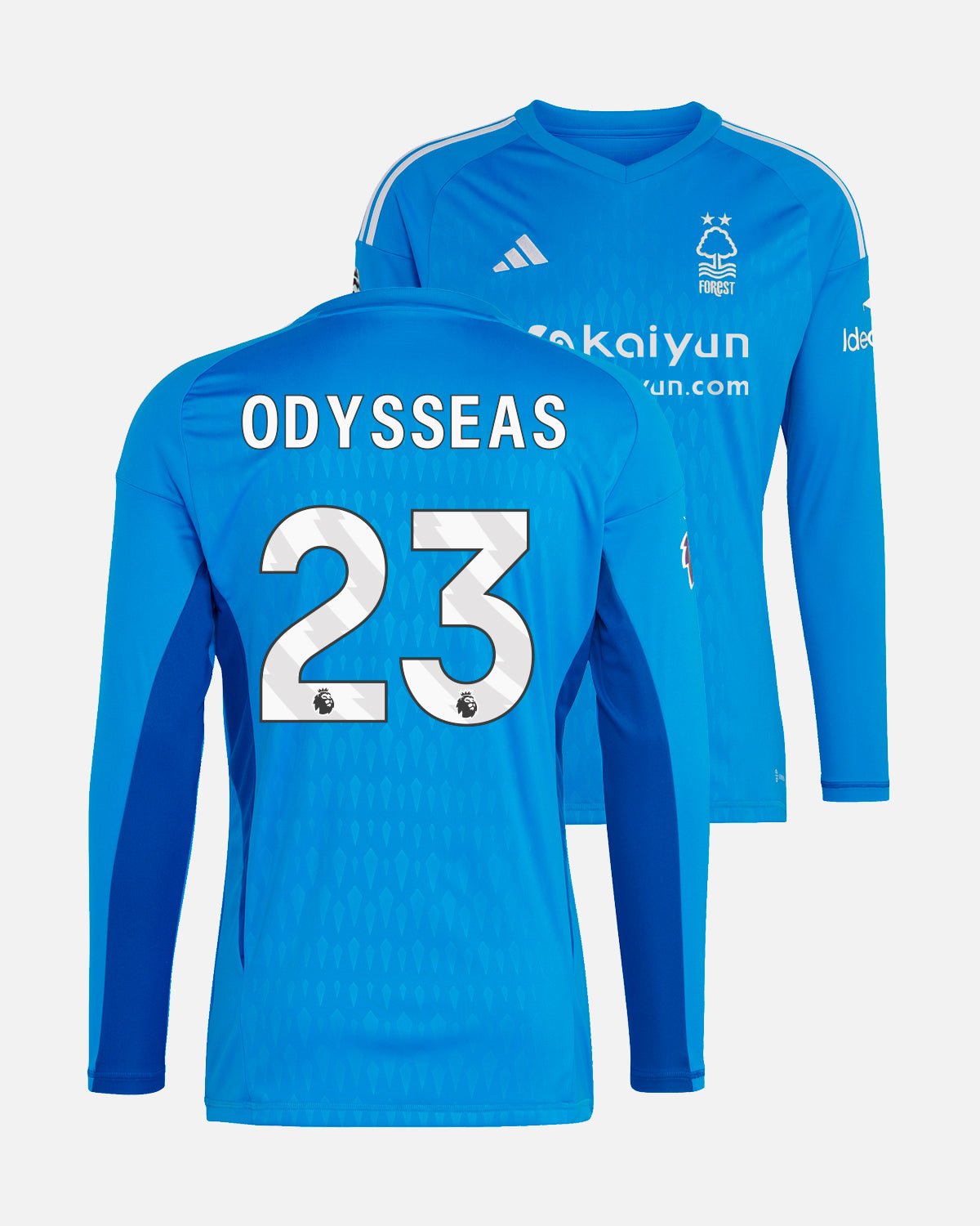 NFFC Blue Goalkeeper Shirt 23-24 - Odysseas 23 - Nottingham Forest FC