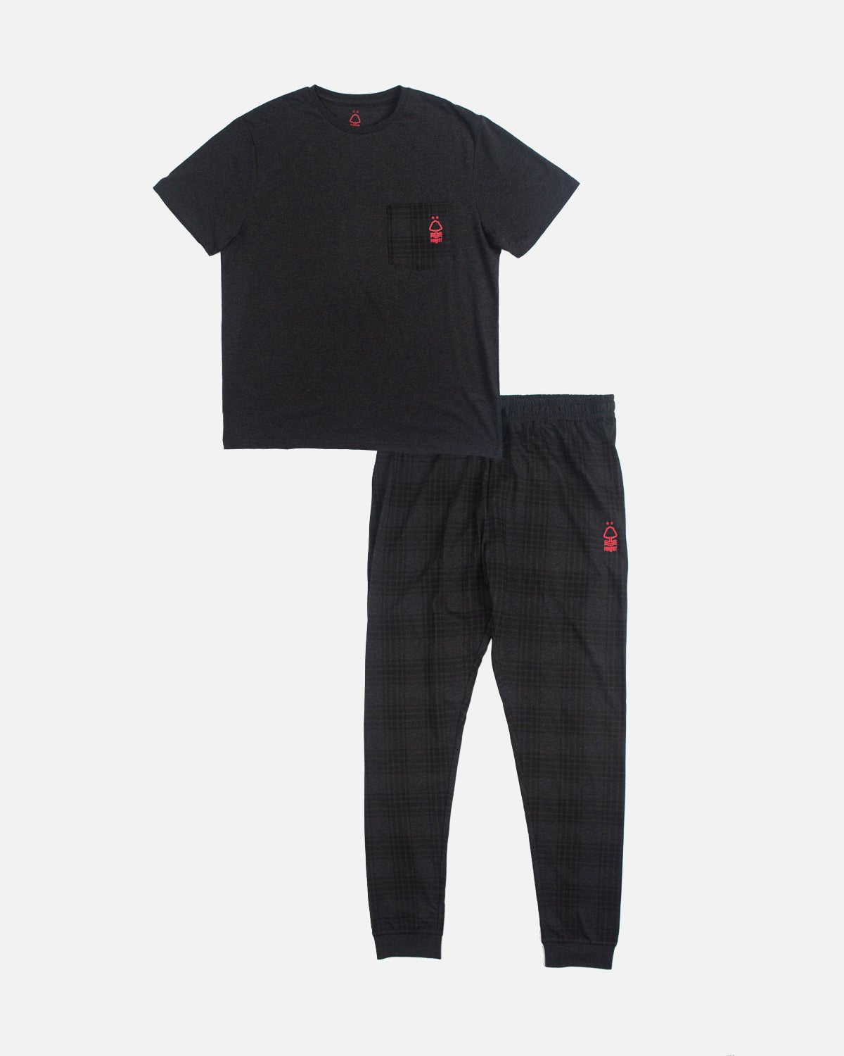 NFFC Charcoal Pocket Pyjamas - Nottingham Forest FC