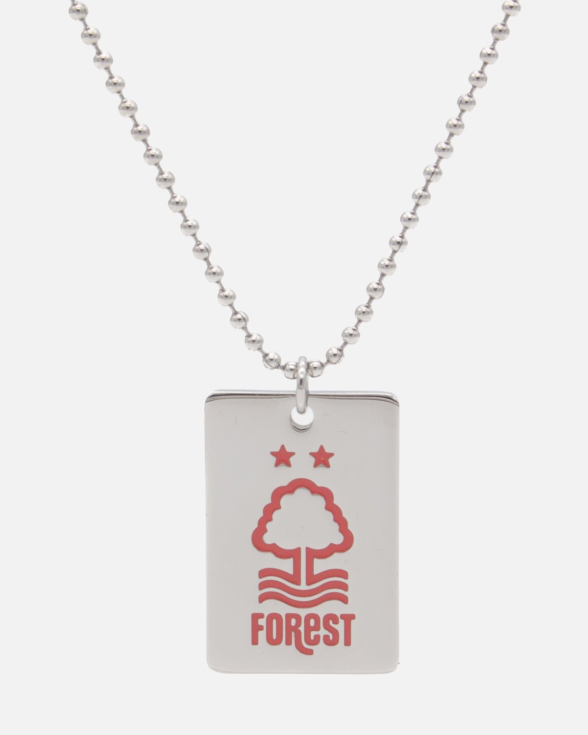 NFFC Crest Dog Tag and Chain - Nottingham Forest FC