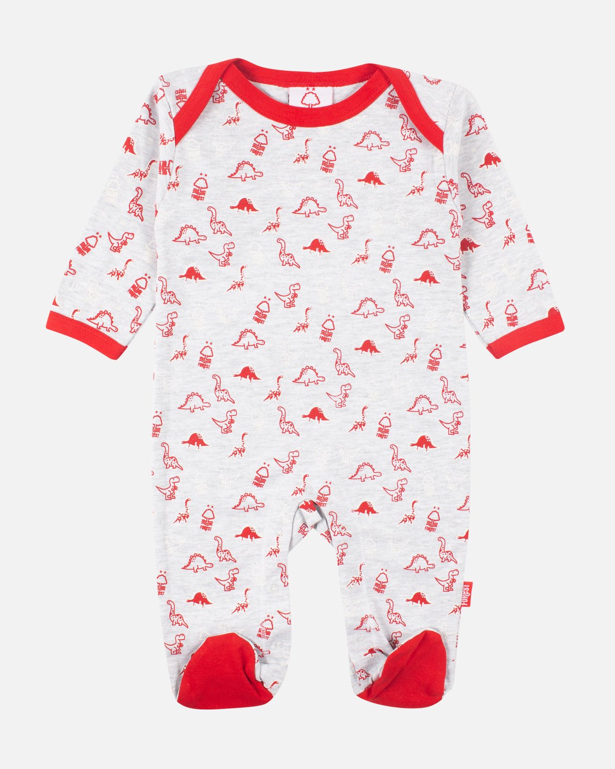 NFFC Dino Baby Sleepsuit - Nottingham Forest FC