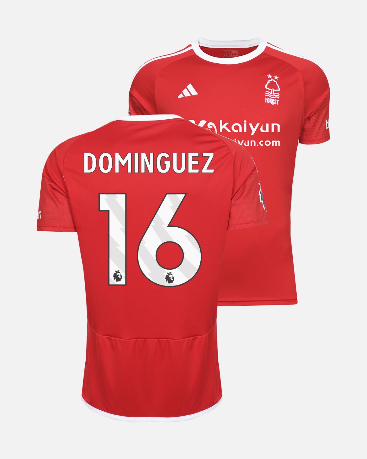 NFFC Home Shirt 23-24 - Dominguez 16 - Nottingham Forest FC
