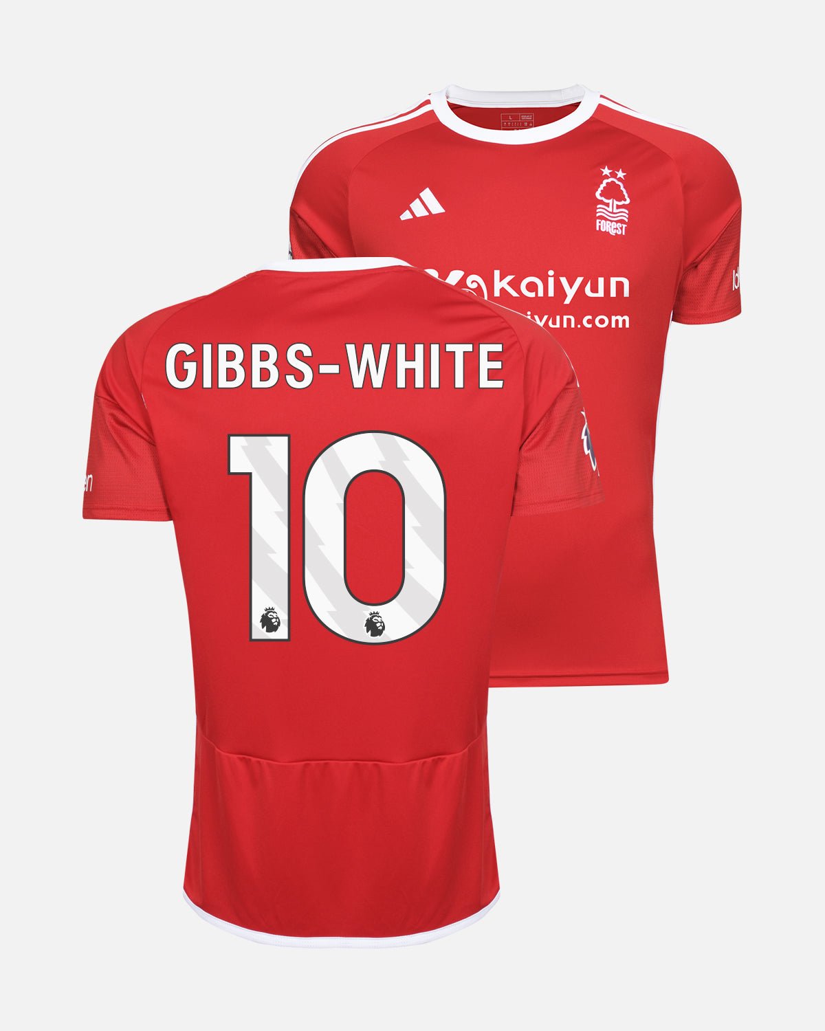 NFFC Home Shirt 23-24 - Gibbs-White 10 - Nottingham Forest FC