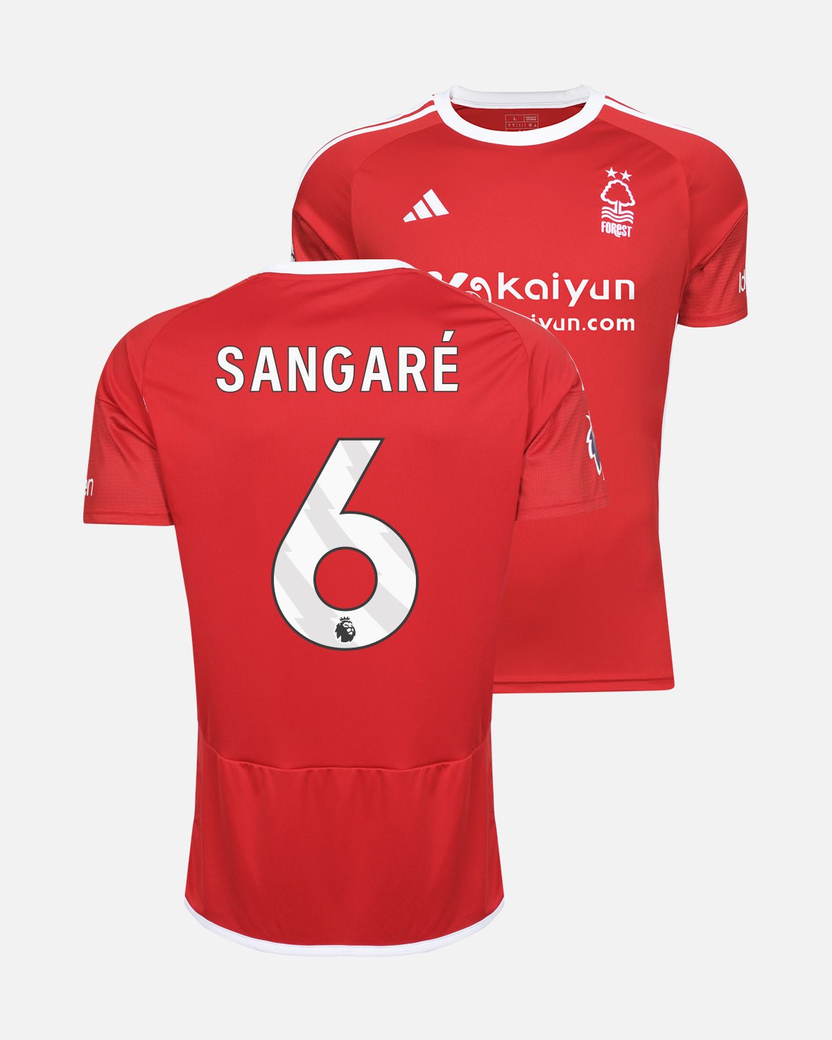 NFFC Home Shirt 23-24 - Sangaré 6 - Nottingham Forest FC