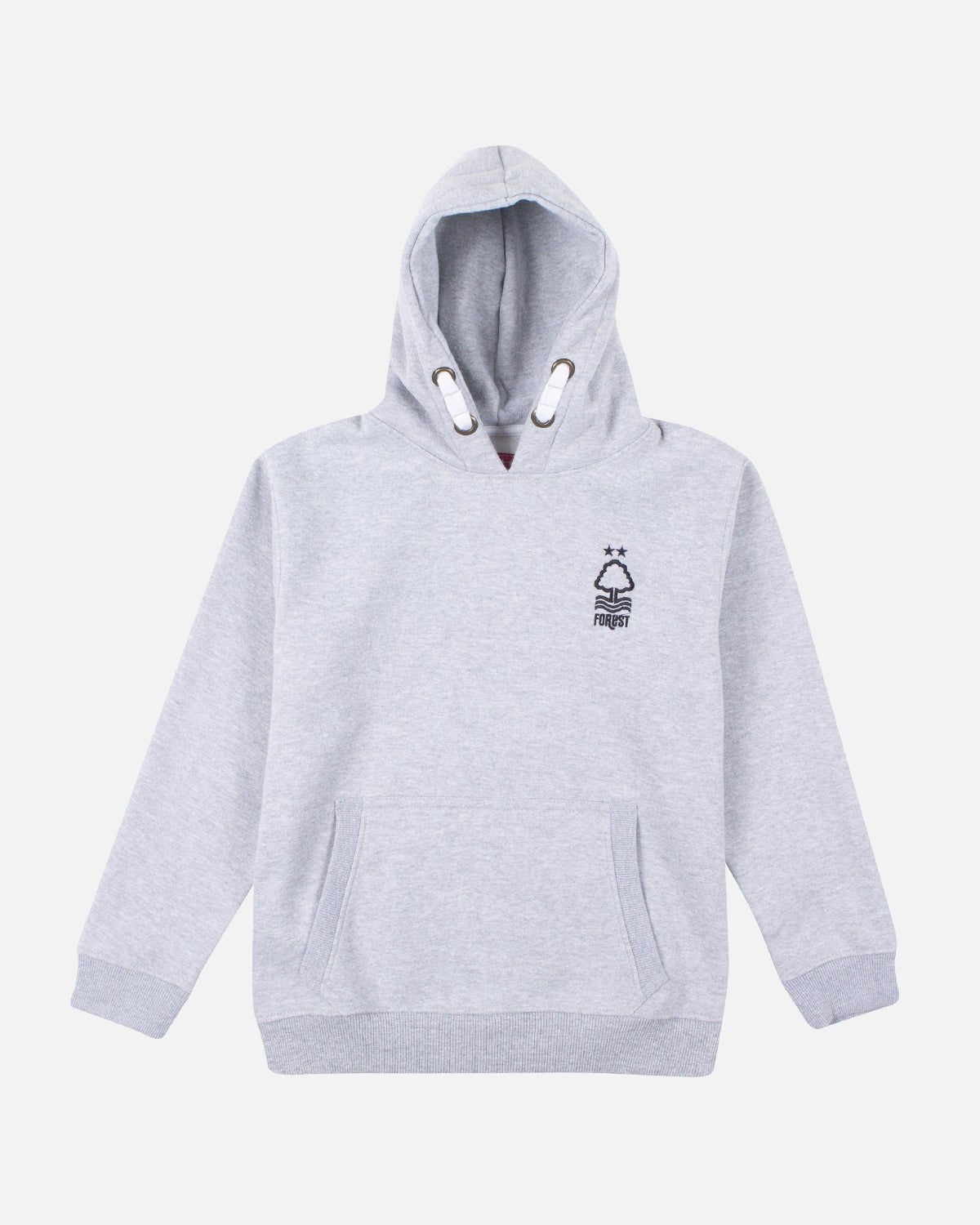 NFFC Junior Grey Marl Overhead Hoodie - Nottingham Forest FC