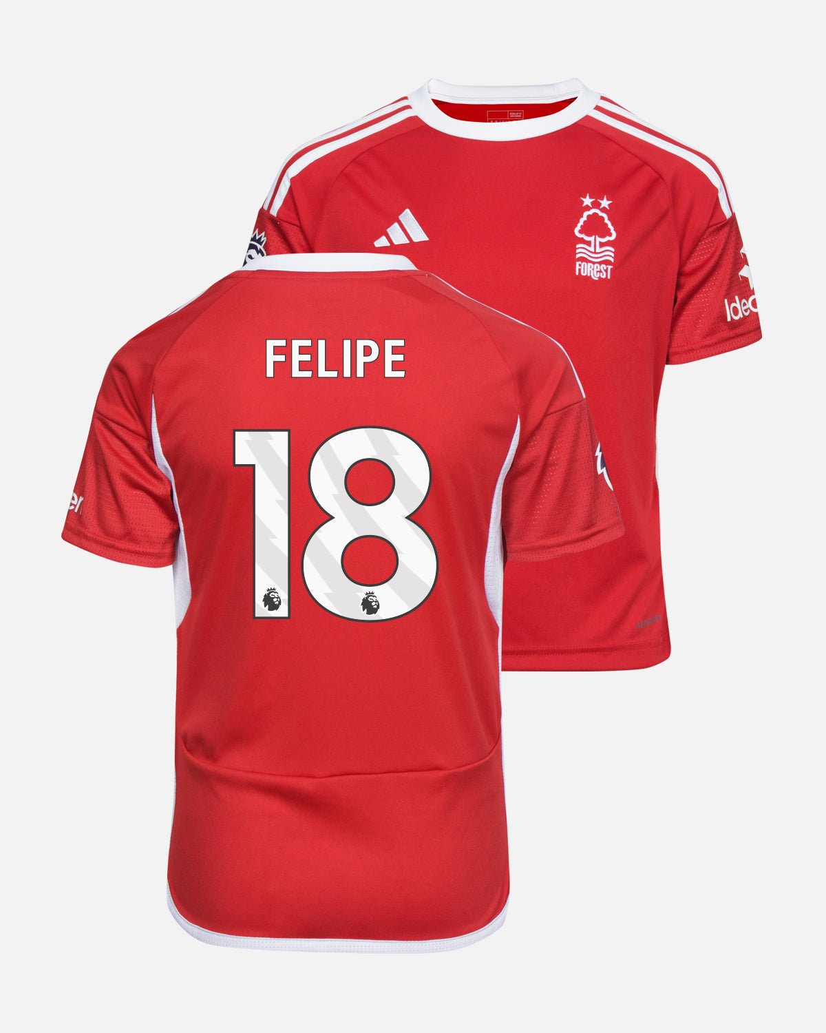 NFFC Junior Home Shirt 23-24 - Felipe 18 - Nottingham Forest FC