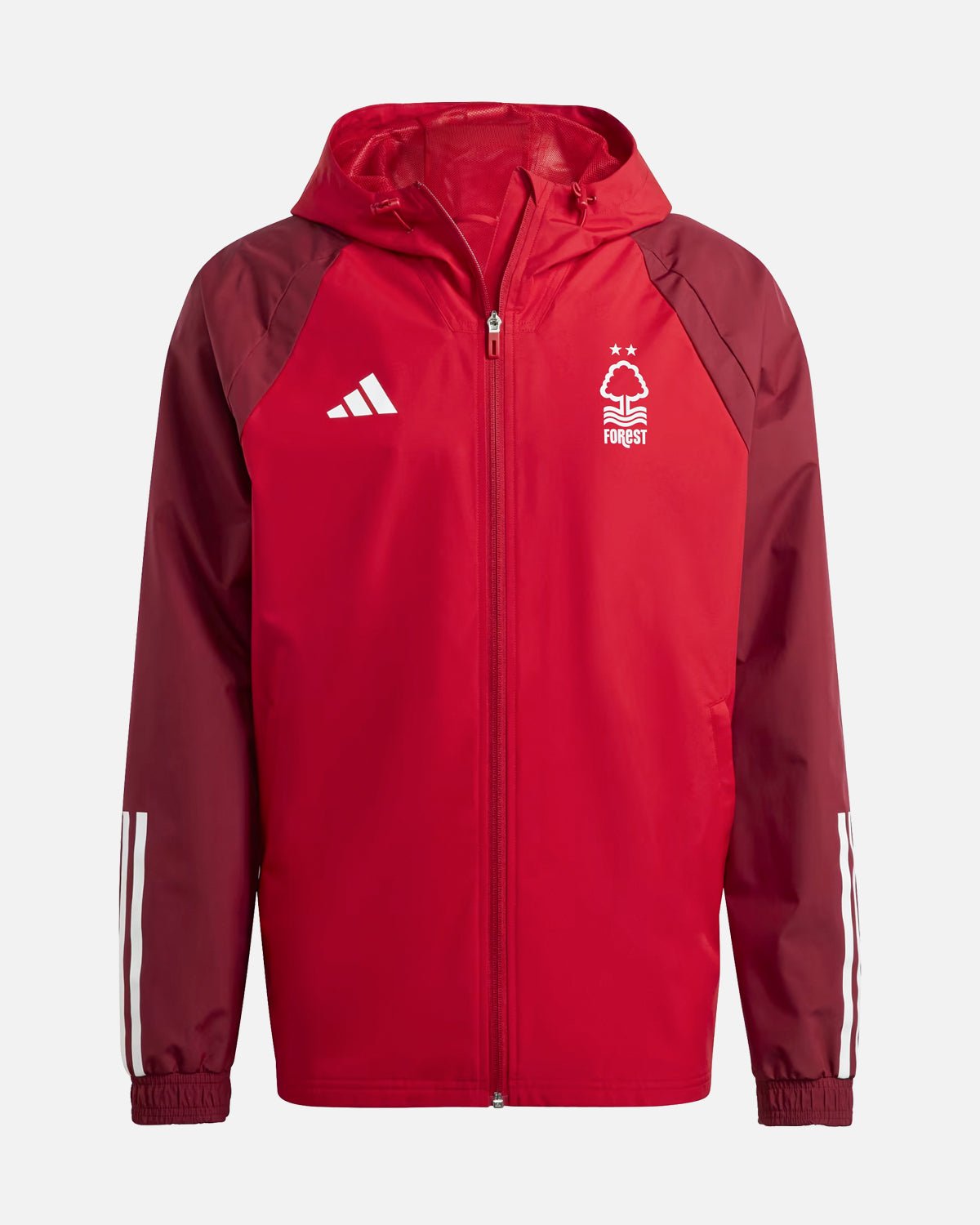 NFFC Junior Red All Weather Training Jacket 23-24 - Nottingham Forest FC