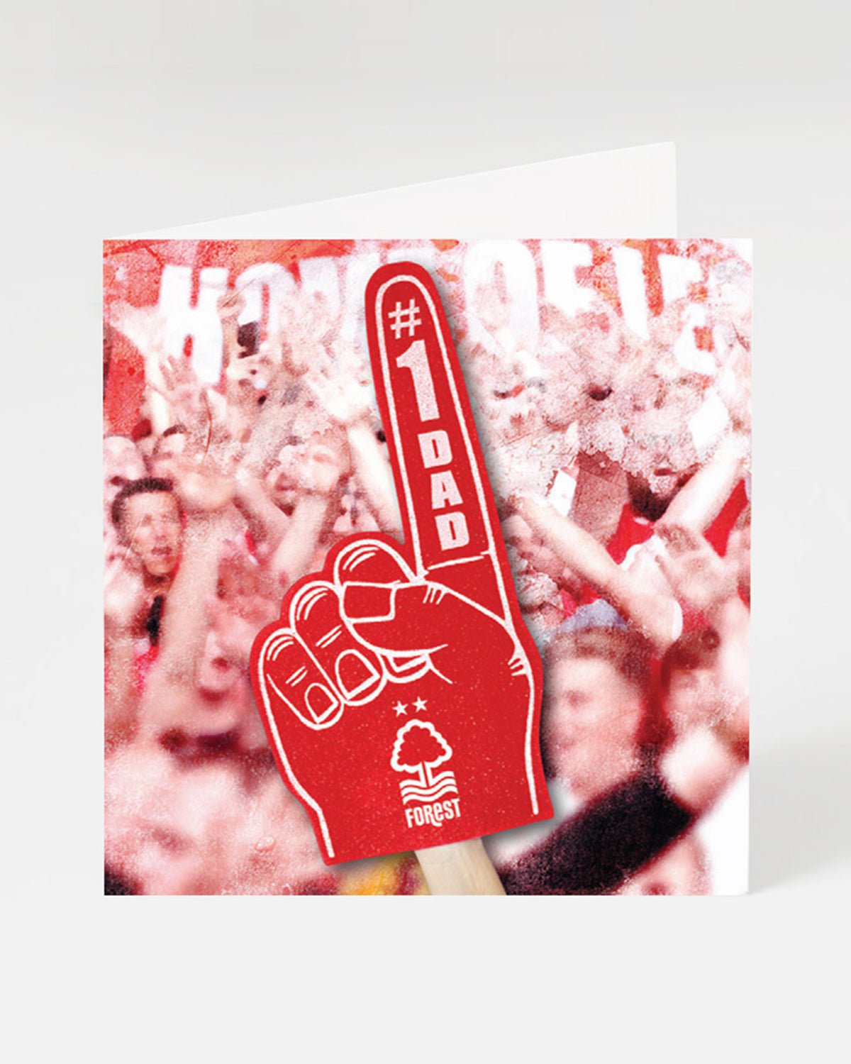 NFFC No1 Dad Foam Hand Card - Nottingham Forest FC