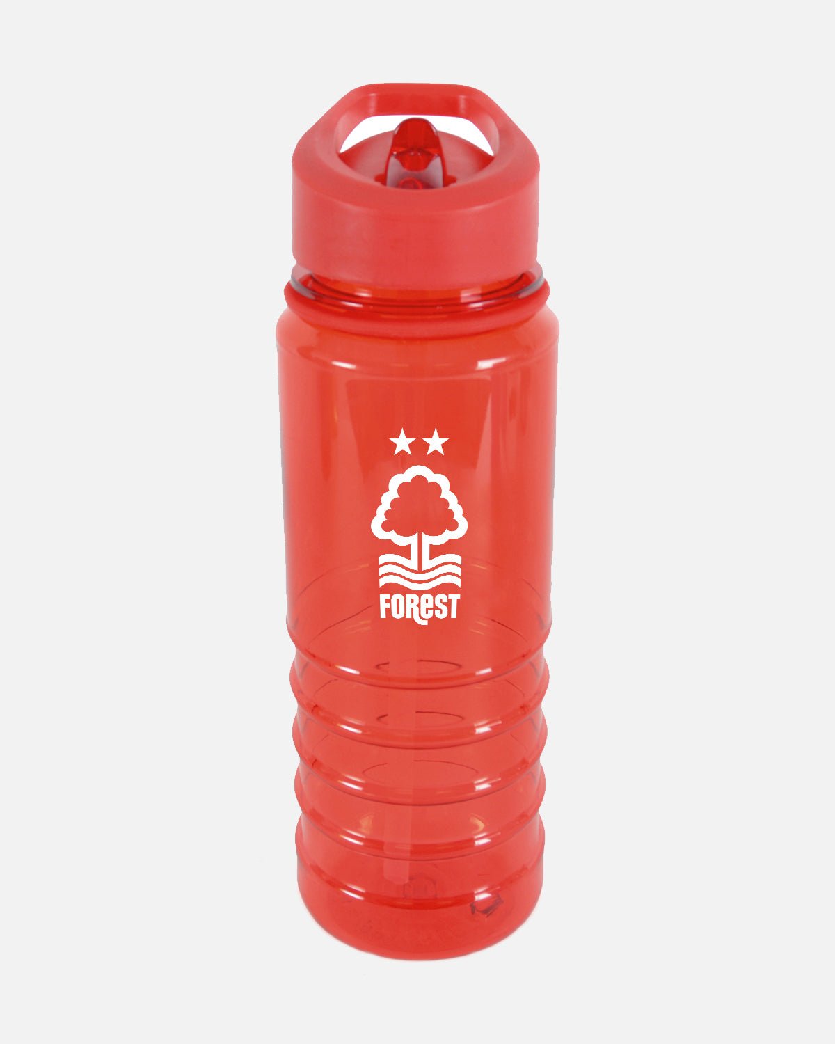 NFFC Red Ripple Sports Bottle With Straw - Nottingham Forest FC