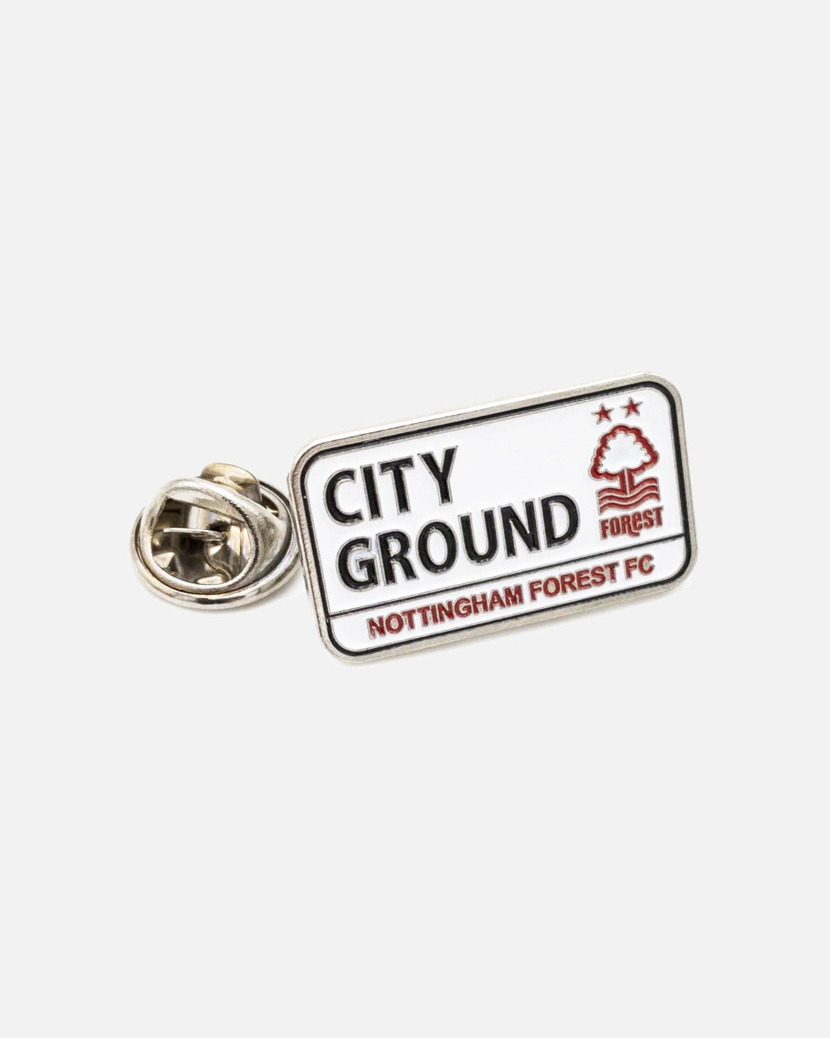 NFFC Street Sign Pin Badge - Nottingham Forest FC