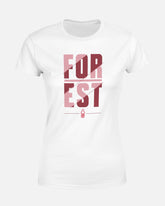 NFFC Women's White Stacked Forest T-Shirt - Nottingham Forest FC