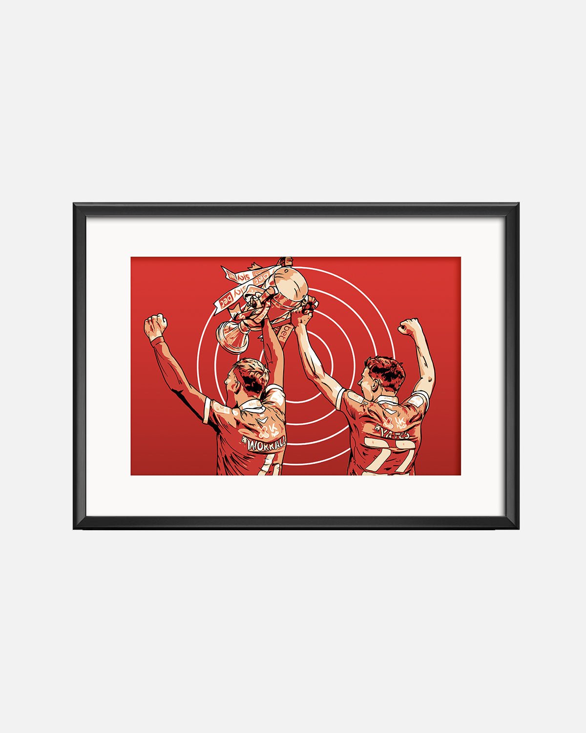 NFFC Worrall and Yates A3 Print - Nottingham Forest FC